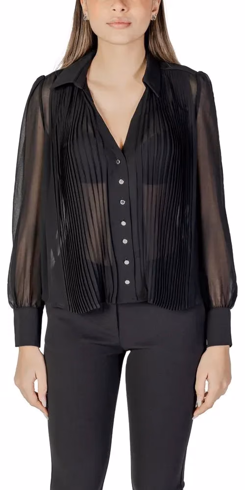 Morgan De Toi Black Polyester Blouse