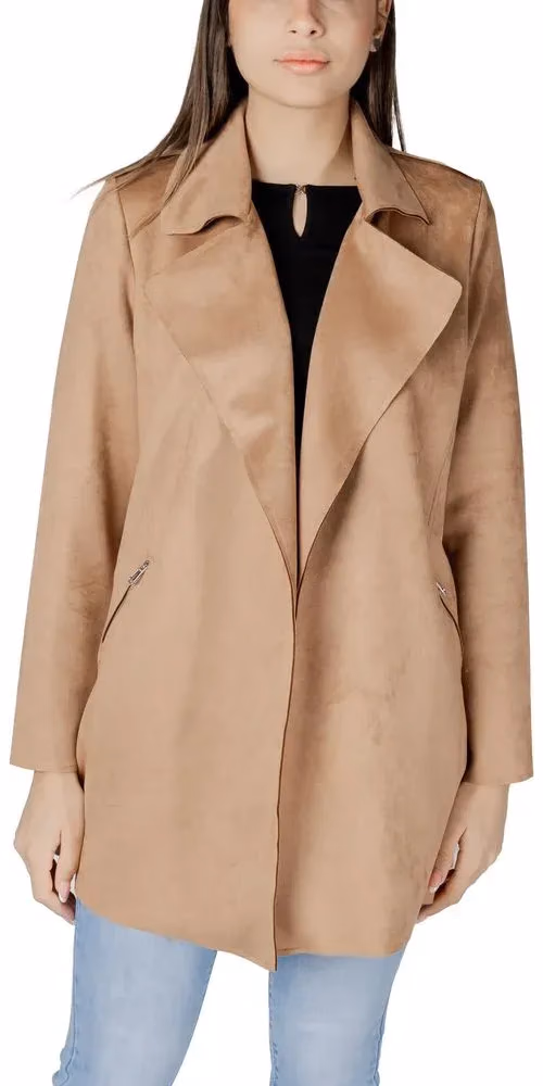 Street One Beige Polyester Trench Coat