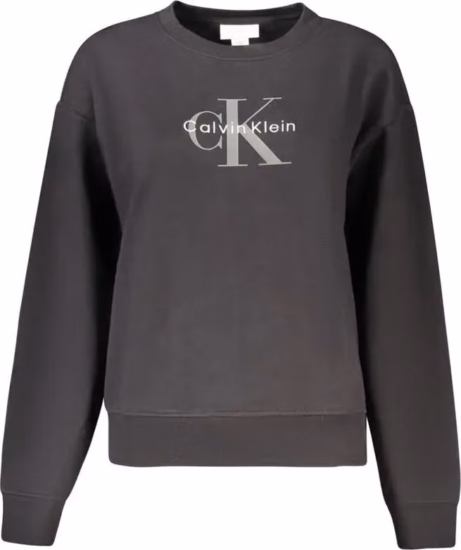 Calvin Klein Black Cotton Women's Sweatshirt