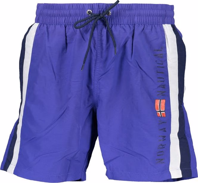 Norway 1963 Blu Poliammide Men's Swim Boxer
