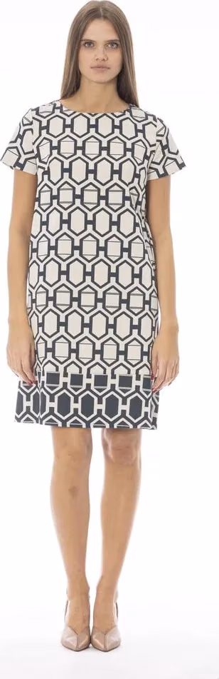 Baldinini Trend White Cotton Women Dress