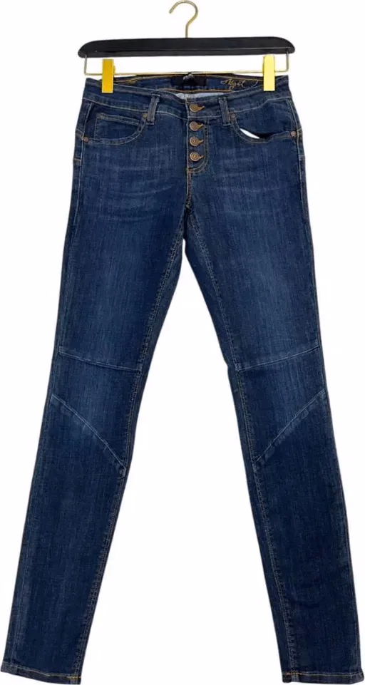 Object Blue Cotton Women's Jeans
