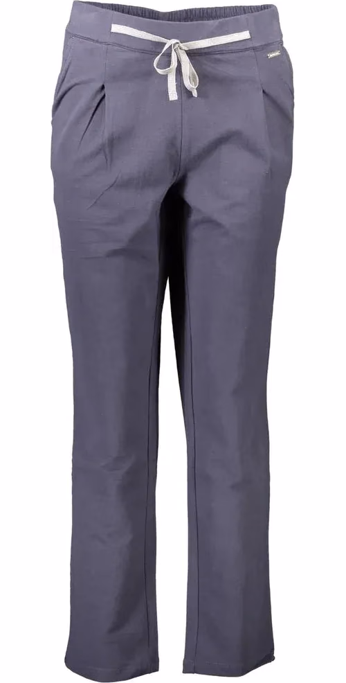 U.S. POLO ASSN. Blue Cotton Women's Trouser