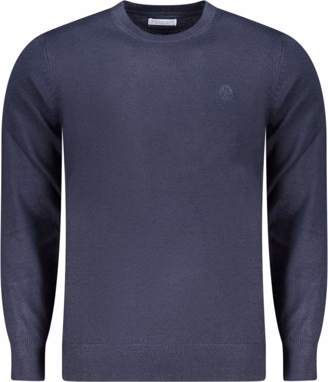 North Sails Blue Acrylic Men Sweater