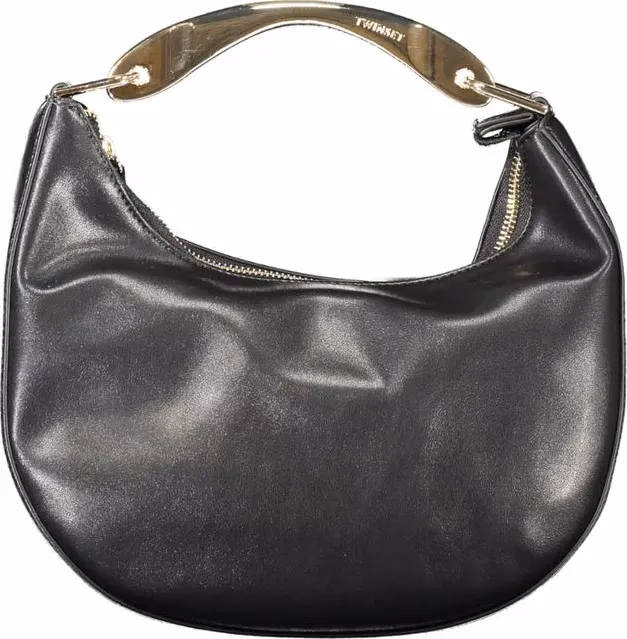 Twinset Nero Poliuretano Women Handbag
