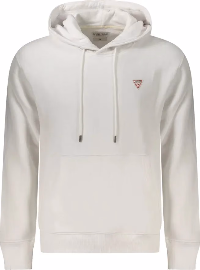 Guess Jeans White Organic Cotton Men Sweatshirt