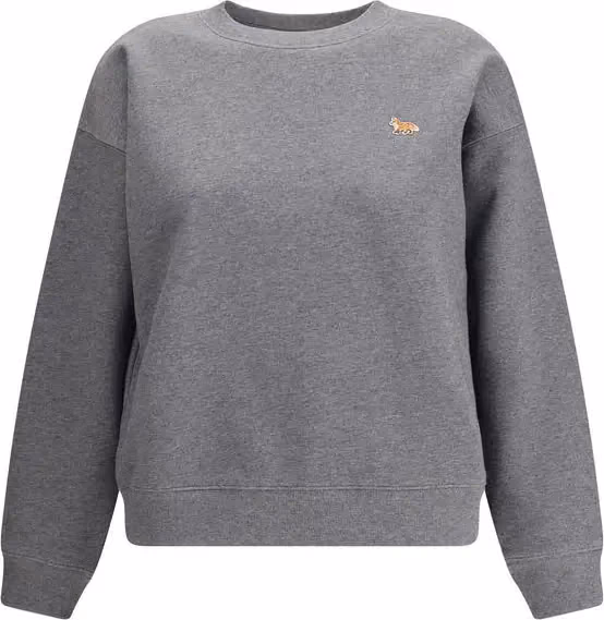 Maison Kitsuné Gray Cotton Sweatshirt
