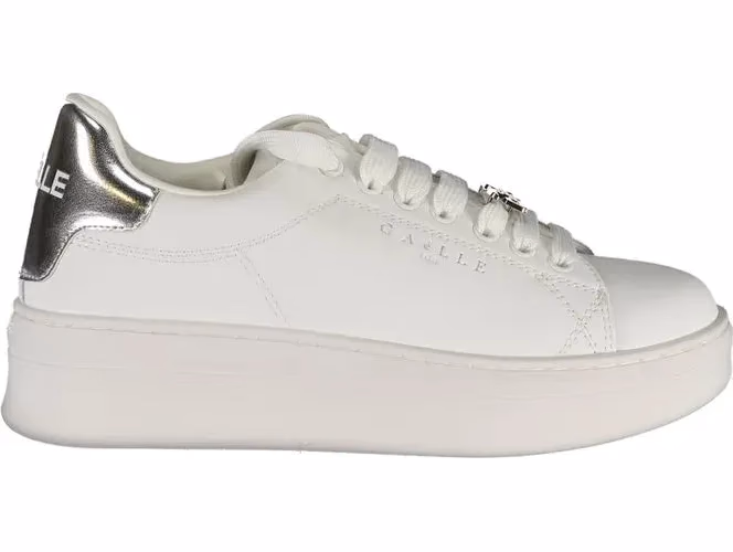 Gaelle Paris Bianco Poliuretano Women Sneaker