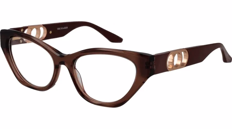 Trussardi Brown Acetate Glasses (Frames)