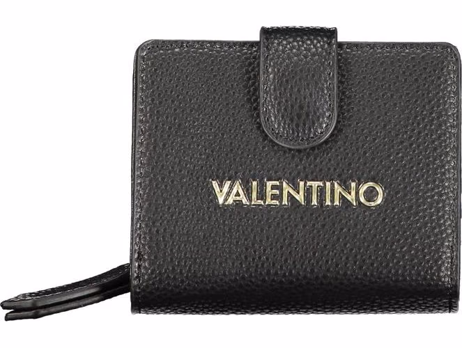 Mario Valentino Black Polyurethane Women Wallet