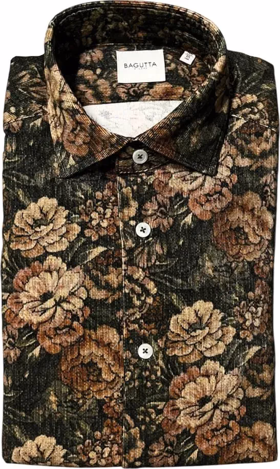 Bagutta Multicolor Cotton Men's Shirt