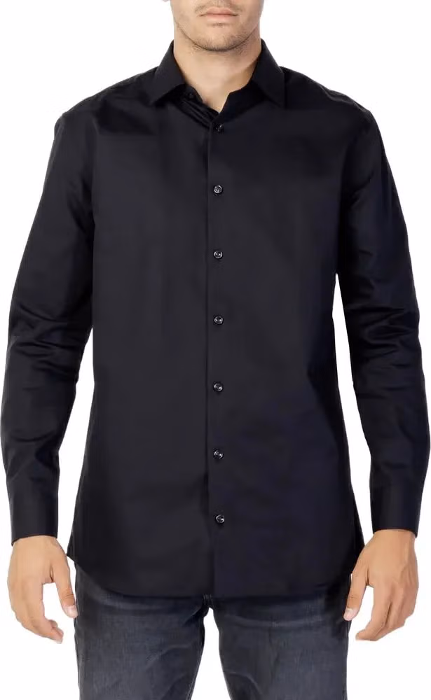 Selected Black Cotton Dress Shirt