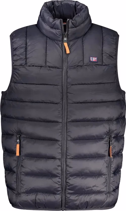 Norway 1963 Nero Poliammide Men's Vest