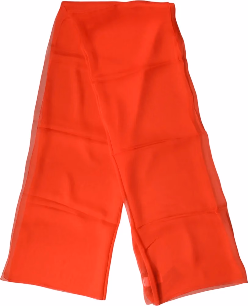 Dolce & Gabbana Red Stole Silk Neck Wrap Shawl Scarf